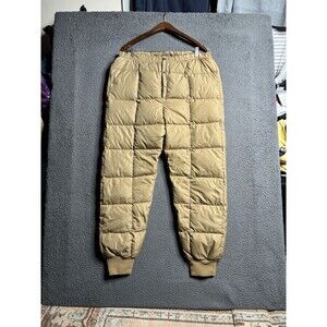 Cabelas Northern Goose Down Pants Puffer Base Layer Size XL Snow Ski Hunt